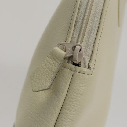 Saint Laurent Vintage Leather, White, Leather, Handbag