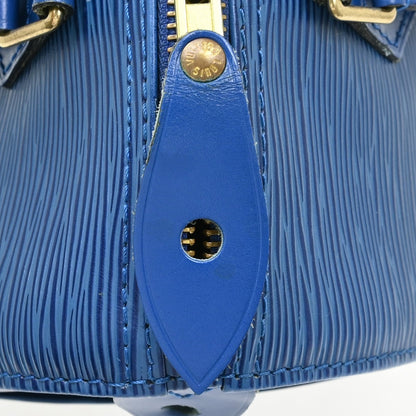 Louis Vuitton Speedy Epi, Blue, Leather, Handbag