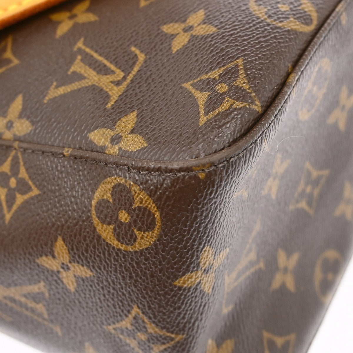 Louis Vuitton Looping Monogram Canvas, Brown, Canvas, Handbag