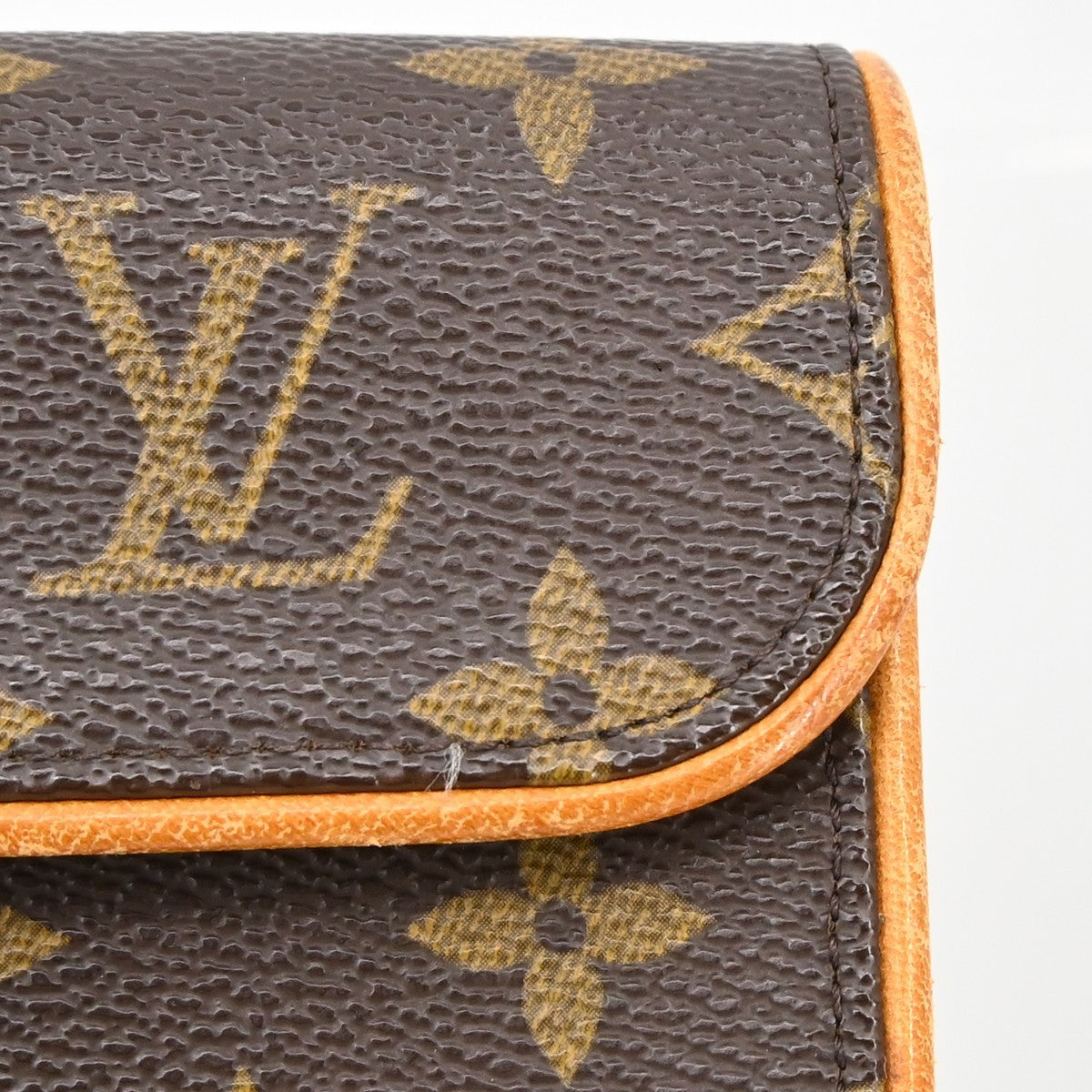 Louis Vuitton Florentine Monogram, Brown, Canvas, Clutch