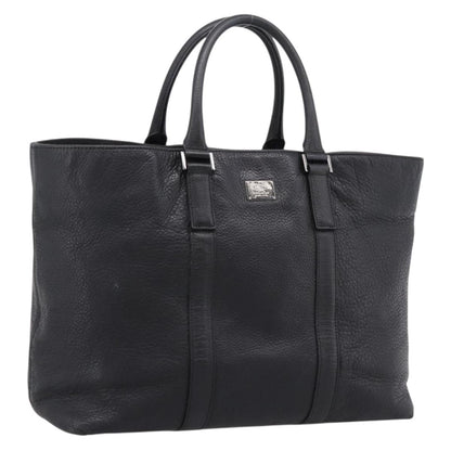 Burberry Black Label Leather, Black, Leather, Tote Bag