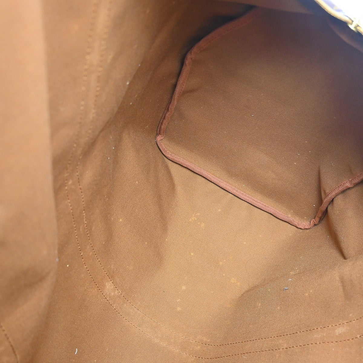 Louis Vuitton Keepall Monogram, Brown, Canvas, Travel Bag