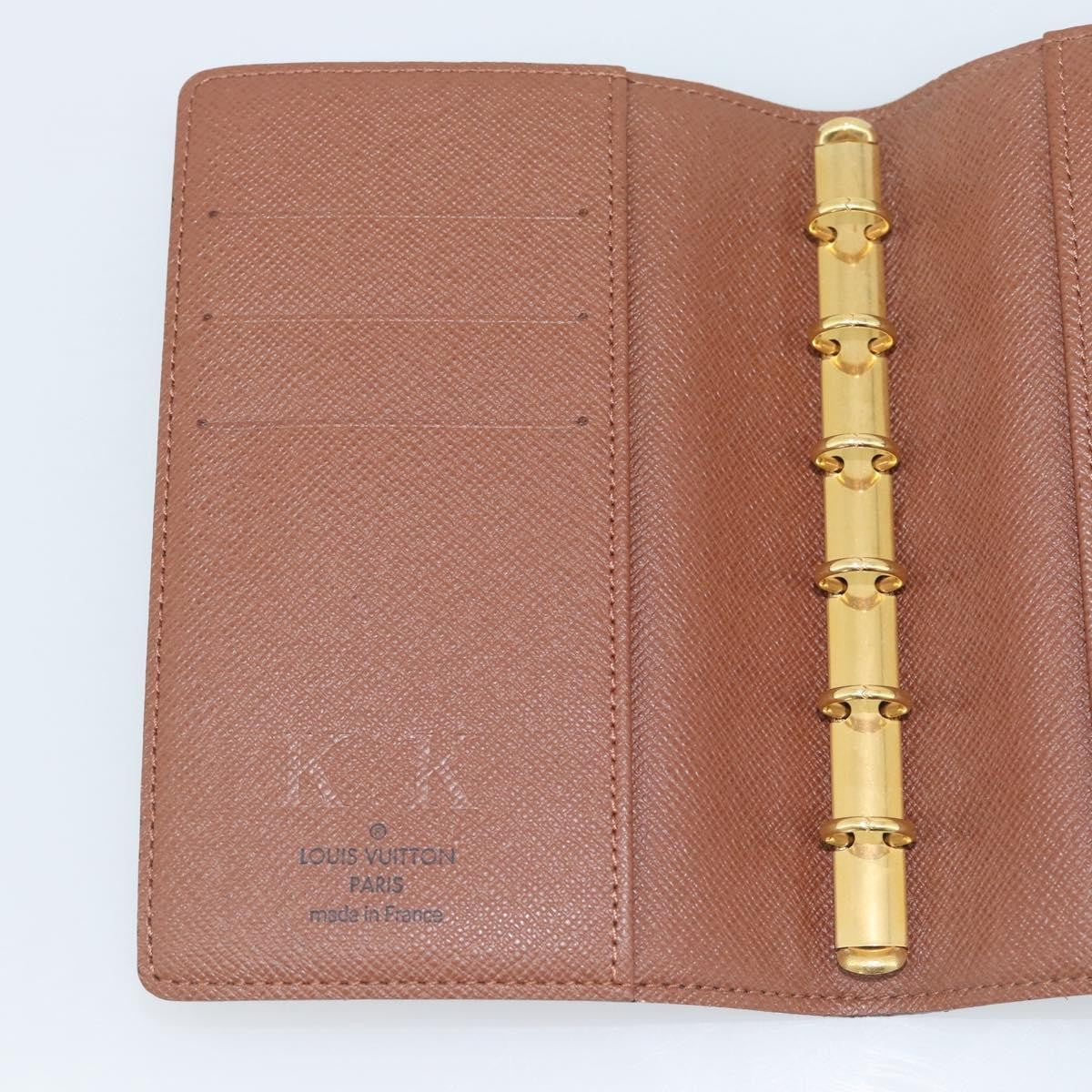 Louis Vuitton Agenda Cover Monogram Canvas, Brown, Canvas, Wallet