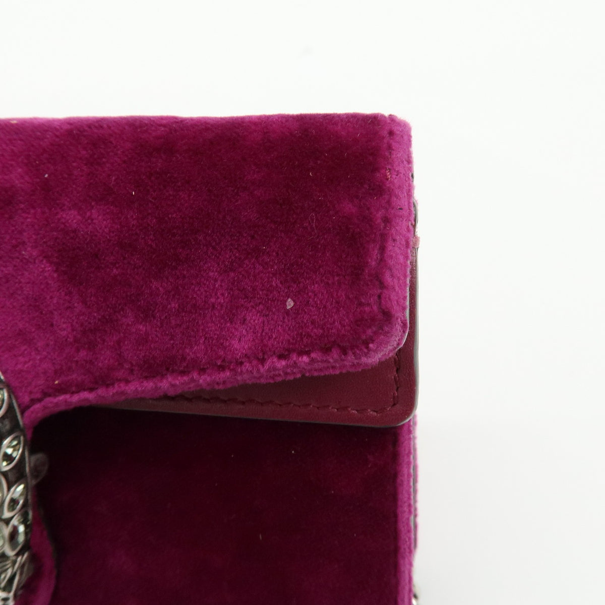 Gucci Dionysus Velvet, Purple, Velvet, Handbag