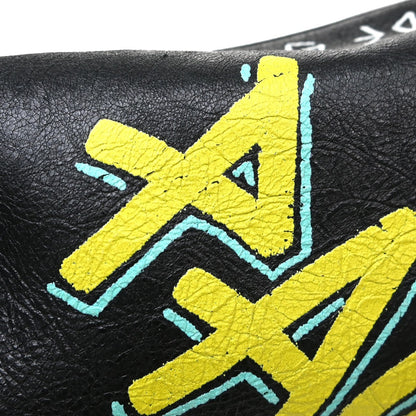 Balenciaga Graffiti Explorer Belt Leather, Black, Leather, Clutch
