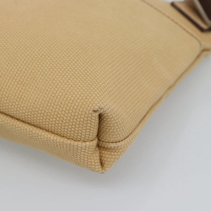 Salvatore Ferragamo Shoulder Bag Canvas, Beige, Canvas, Shoulder Bag