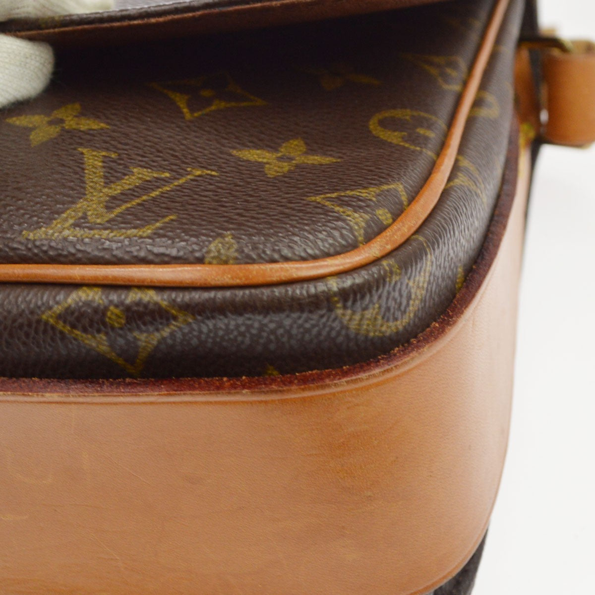 Louis Vuitton Cartouchiere Monogram Canvas, Brown, Canvas, Handbag