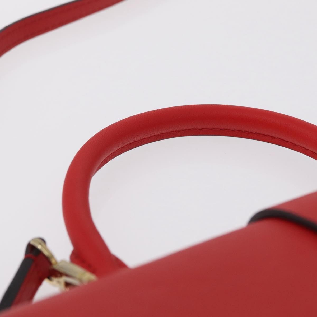 Louis Vuitton Locky Monogram Canvas with Leather, Red, Canvas, Handbag