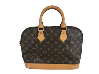 Louis Vuitton Alma Handbag Monogram Canvas, Multicolour, Canvas, Handbag