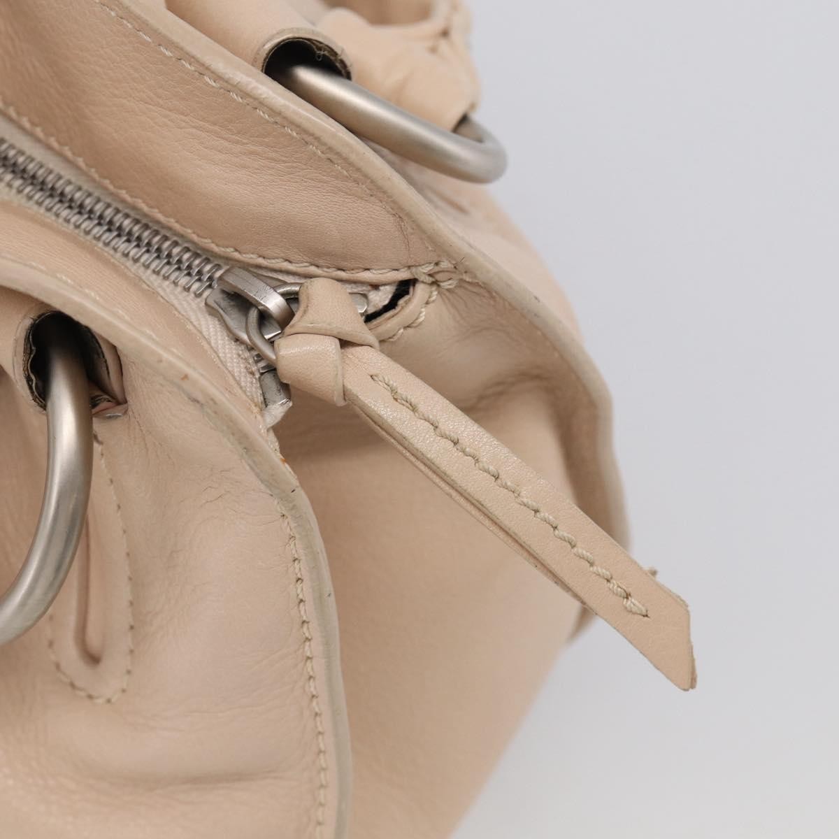 Celine Bittersweet Leather, Beige, Leather, Handbag