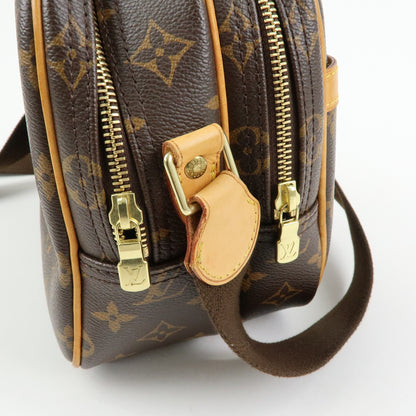 Louis Vuitton Reporter Monogram Canvas, Brown, Canvas, Shoulder Bag