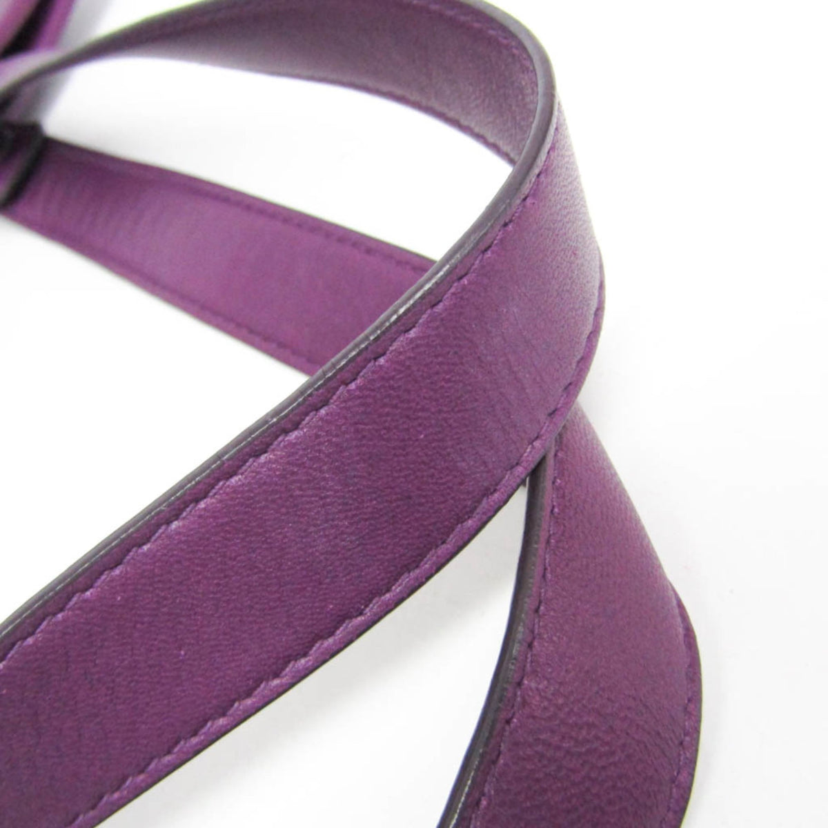Loewe Anagram Leather, Purple, Leather, Tote Bag