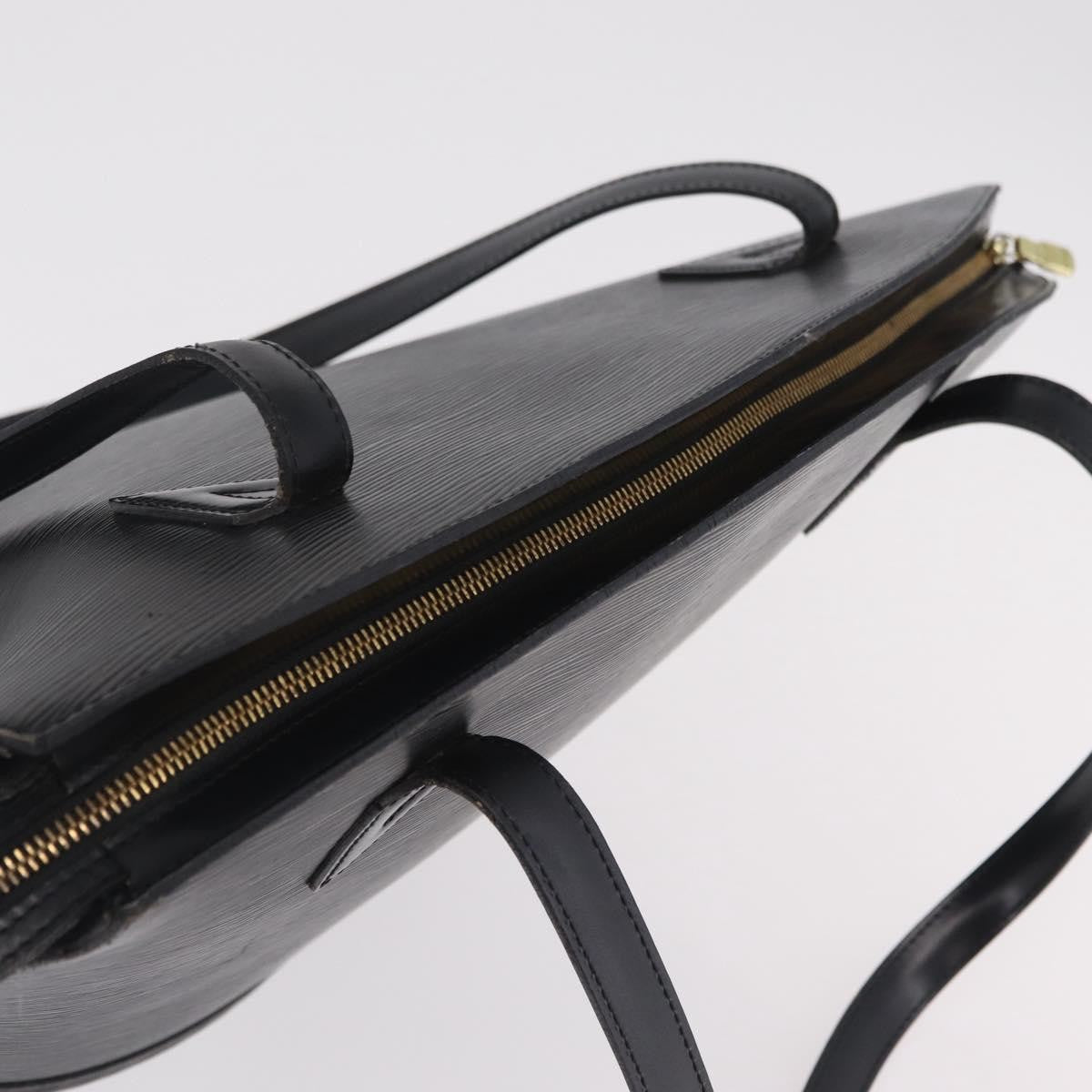 Louis Vuitton Saint Jacques Epi Leather, Black, Leather, Handbag
