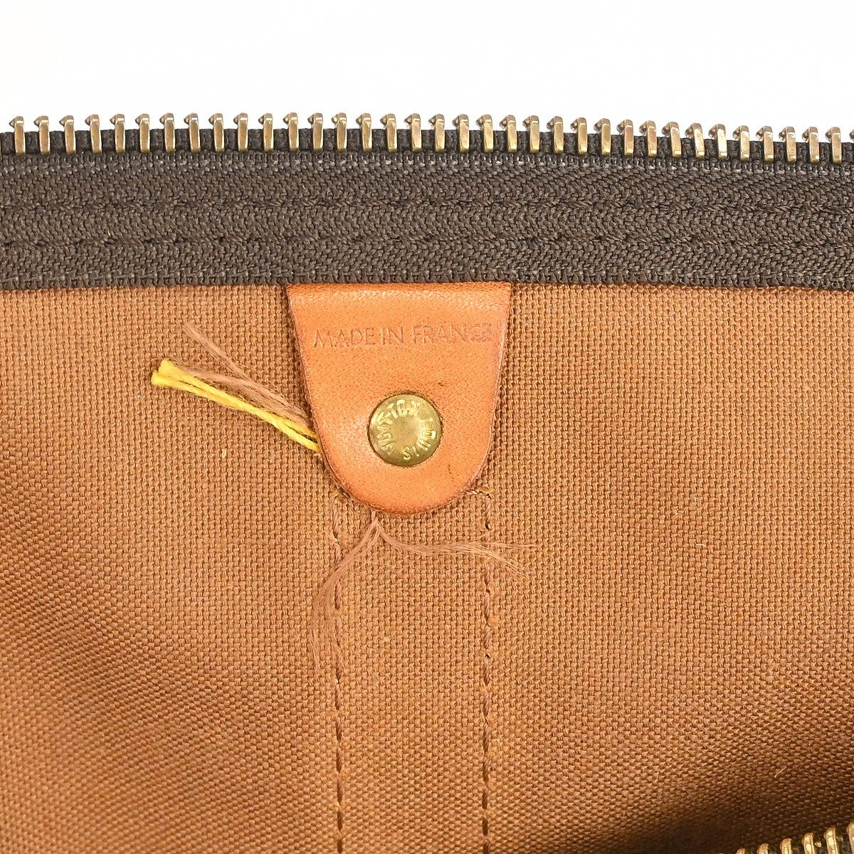 Louis Vuitton Keepall Bandouliere Monogram Canvas, Brown, Canvas, Travel Bag