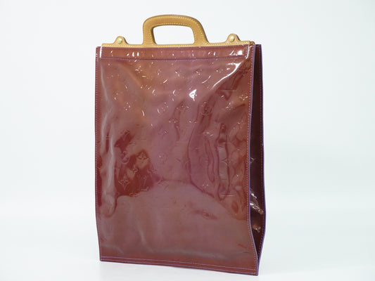 Louis Vuitton Stanton Monogram Vernis, Purple, Leather, Tote Bag
