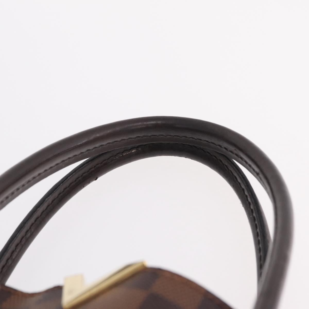 Louis Vuitton Kensington Damier, Brown, Canvas, Handbag