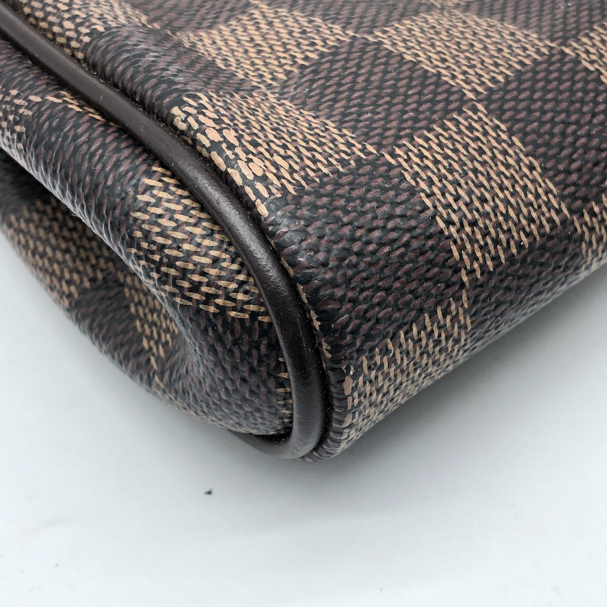 Louis Vuitton Eva Damier Ebene, Brown, Canvas, Shoulder Bag