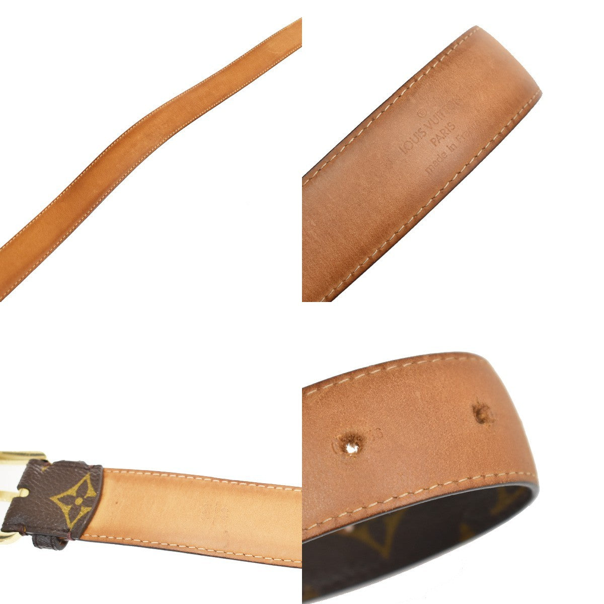 Louis Vuitton Ellipse Belt Monogram Canvas, Brown, Canvas, Belt