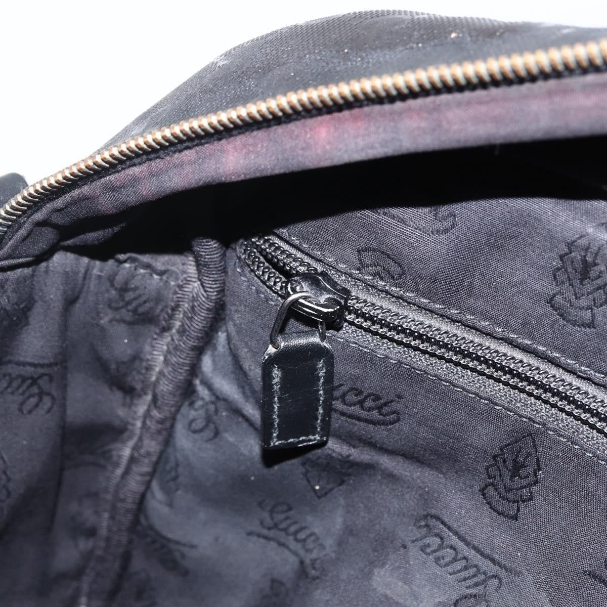 Gucci Zip Messenger GG Imprime, Black, Canvas, Handbag