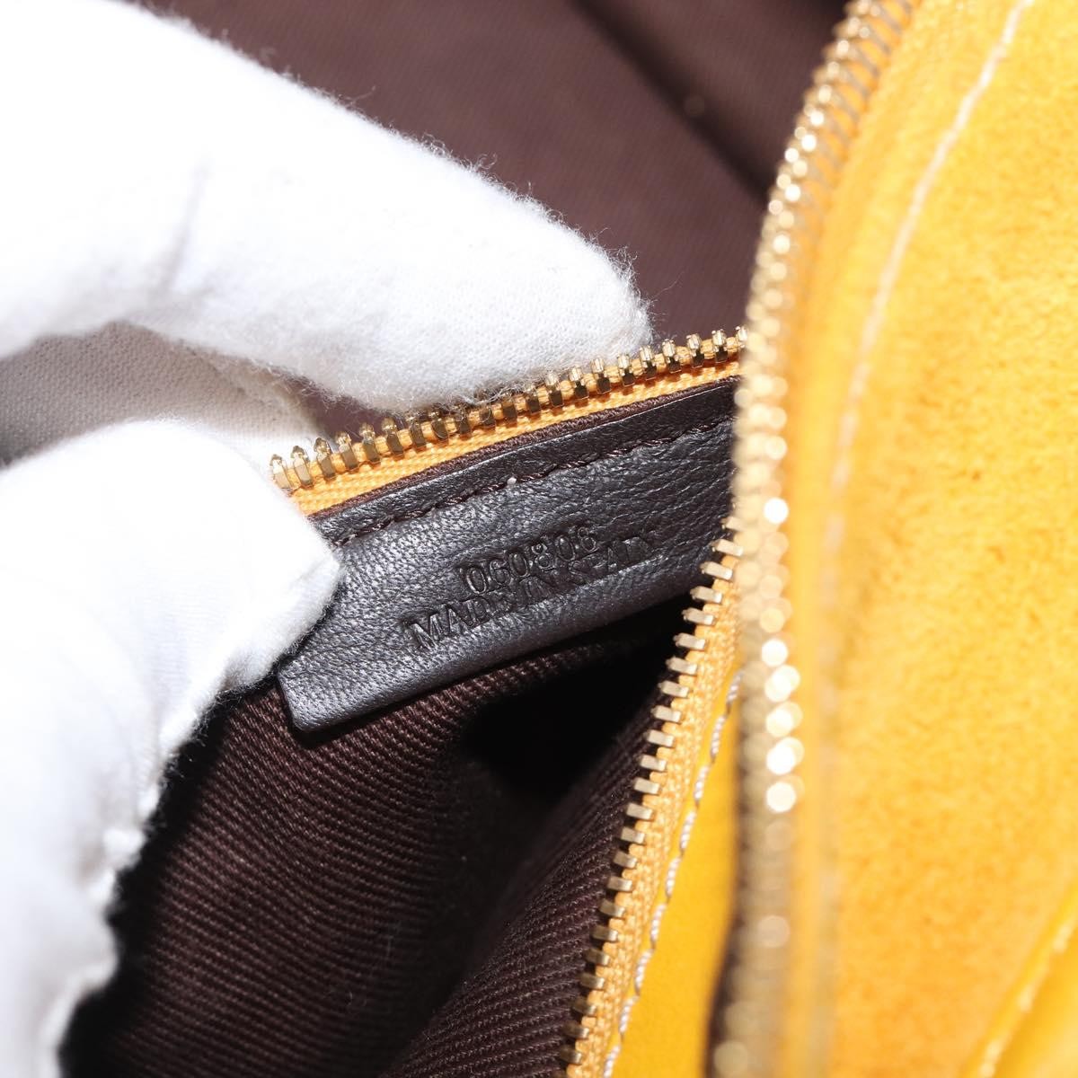 Loewe Amazona Suede, Yellow, Suede, Handbag