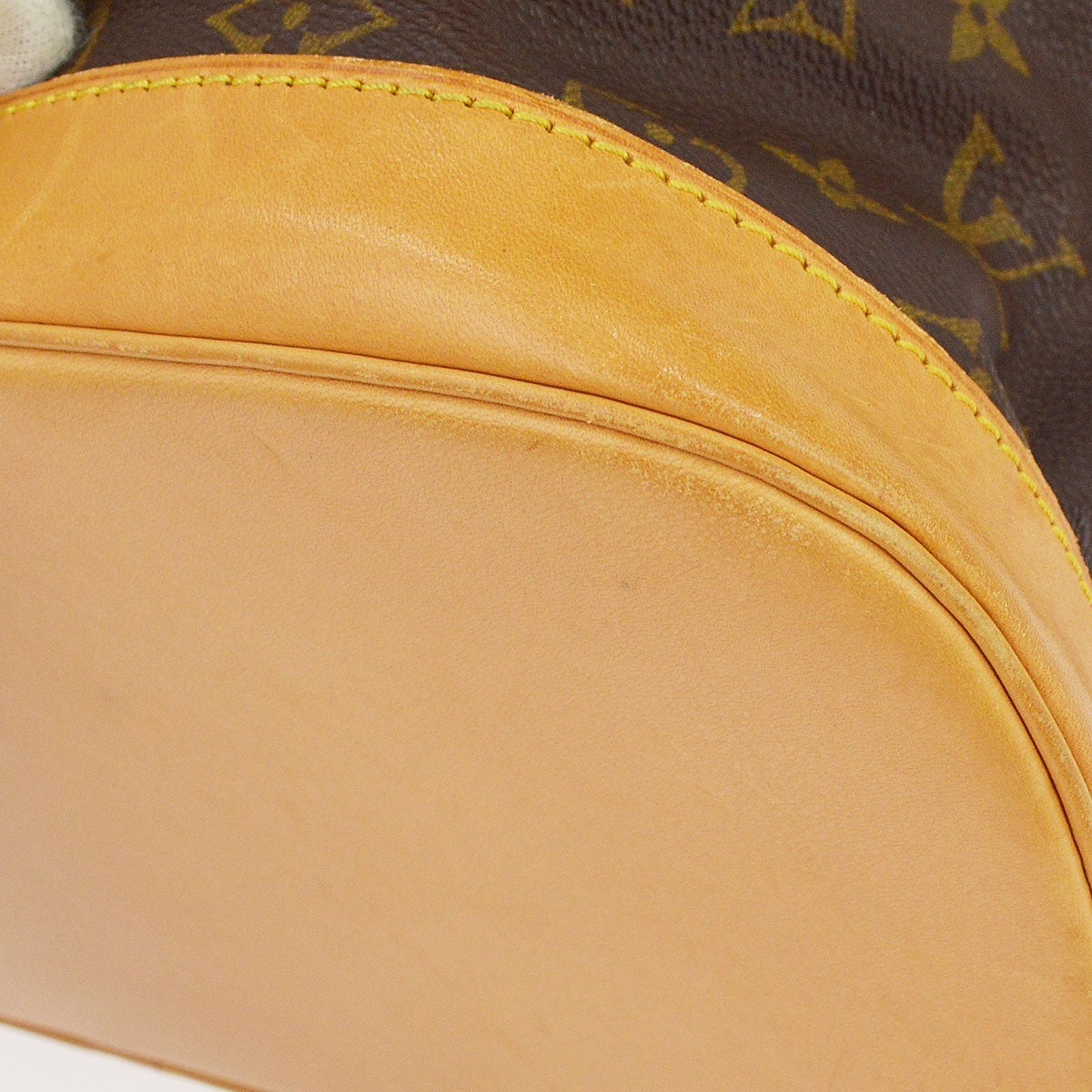 Louis Vuitton Vintage Montsouris Monogram Canvas, Brown, Canvas, Backpack