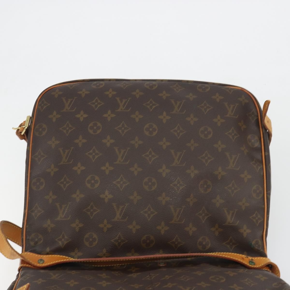Louis Vuitton Saumur Monogram, Brown, Canvas, Shoulder Bag