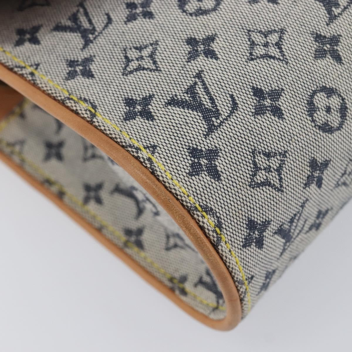 Louis Vuitton Camille Mini Lin, Blue, Canvas, Handbag