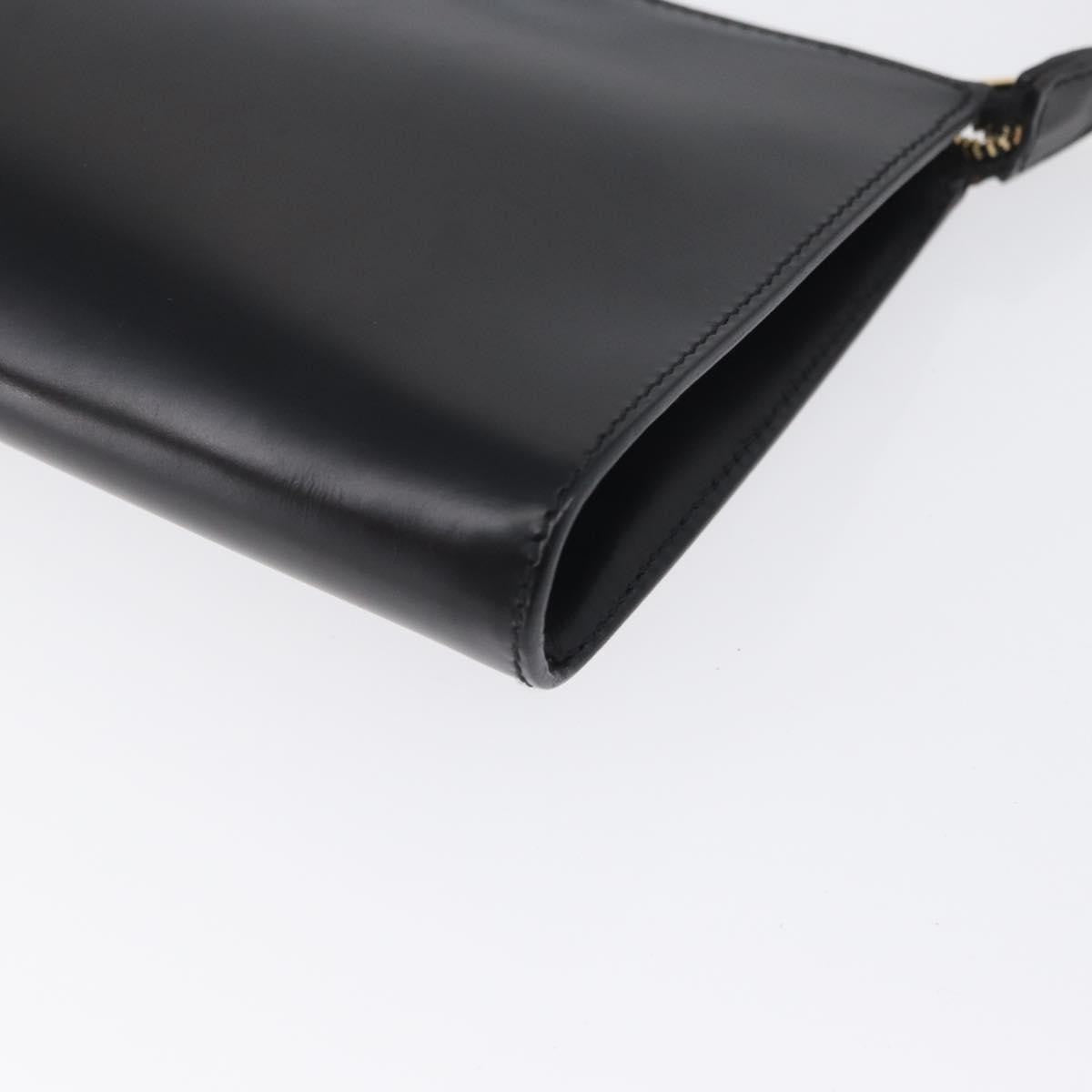 Salvatore Ferragamo Gancini Leather, Black, Leather, Crossbody Bag