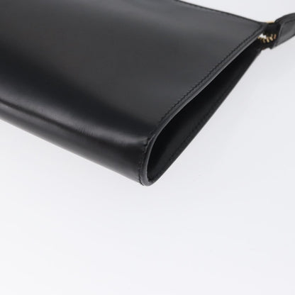 Salvatore Ferragamo Gancini Leather, Black, Leather, Crossbody Bag