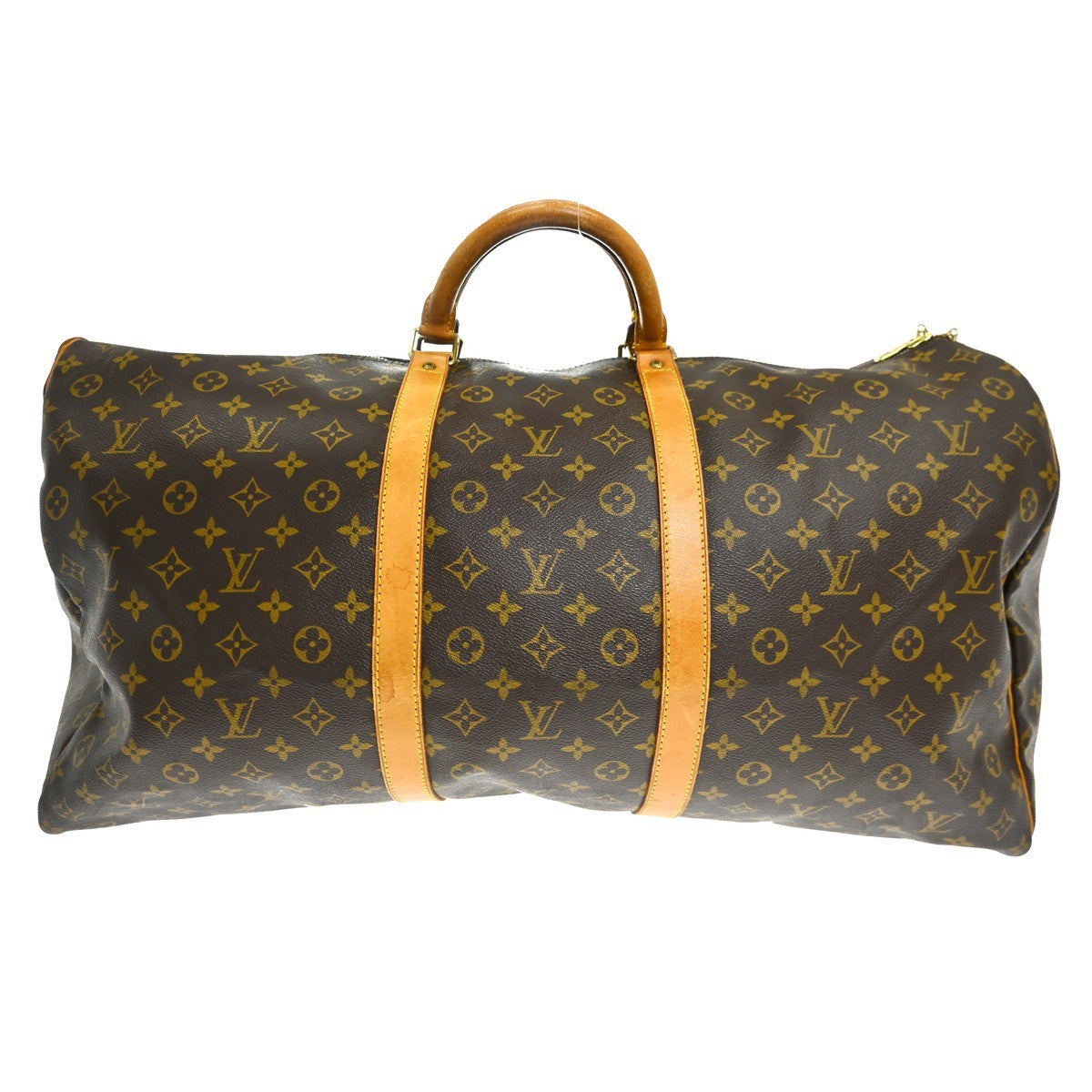 Louis Vuitton Keepall Monogram Canvas, Brown, Canvas, Travel Bag
