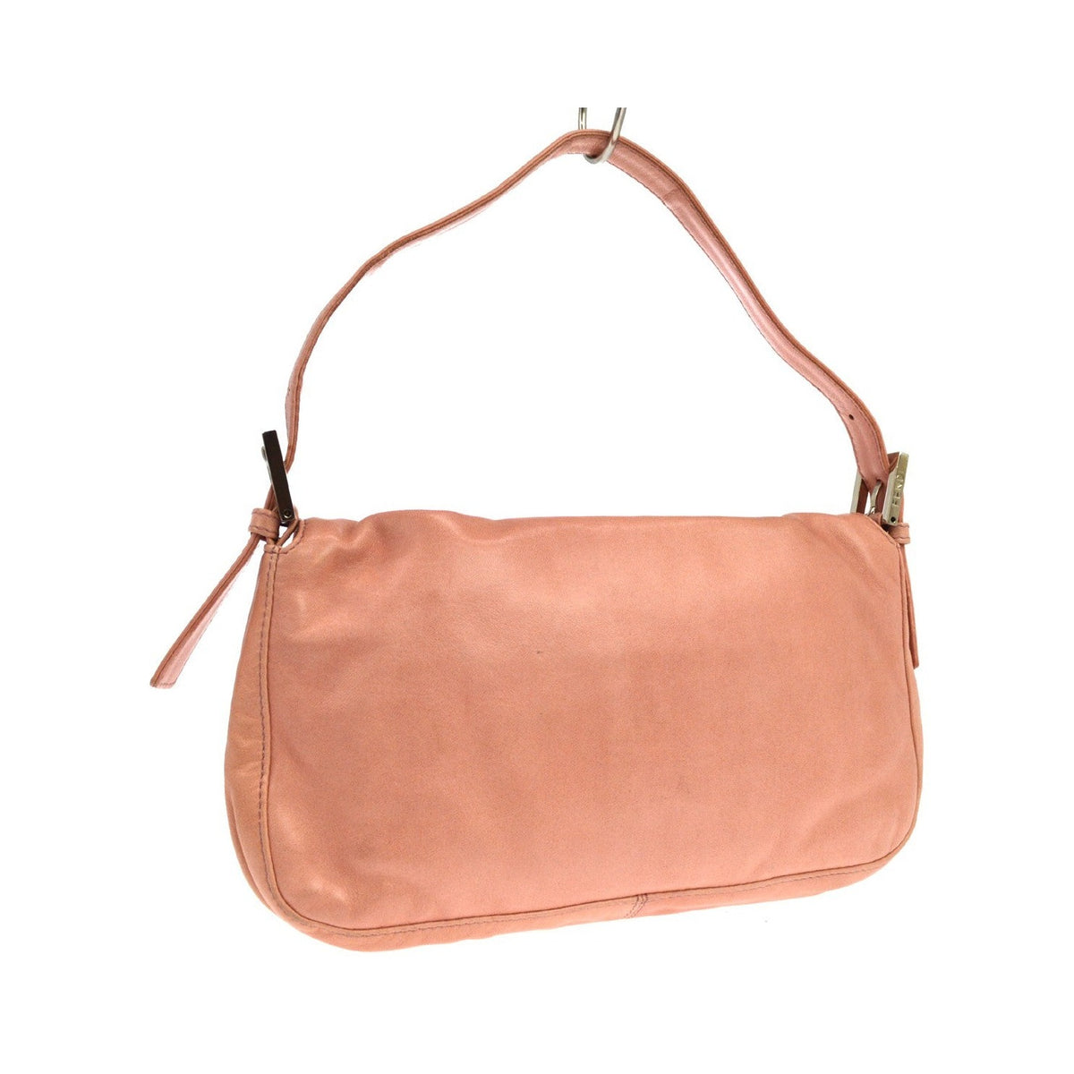 Fendi Baguette Leather, Pink, Leather, Handbag