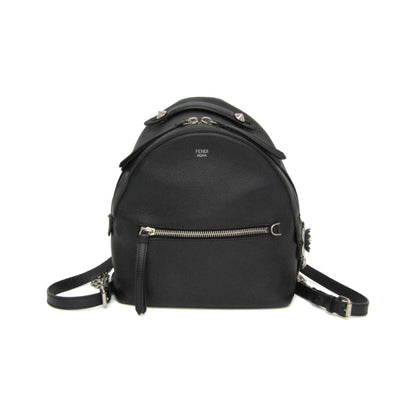 Fendi By The Way Leather with Crystals, Black, Leather, Backpack