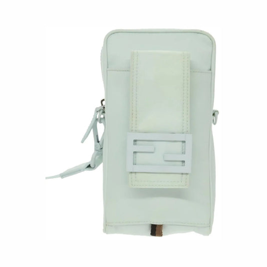 Fendi Crossbody Phone Holder Nylon, Blue, Nylon, Clutch