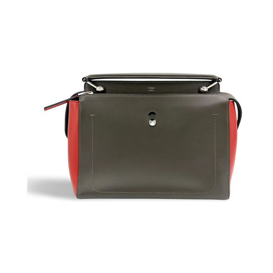 Fendi DotCom Click Quilted Leather, Multicolour, Leather, Shoulder Bag