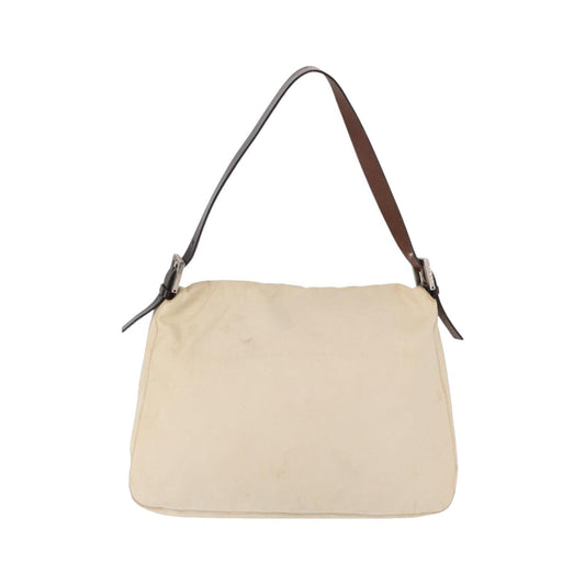 Fendi Fendi mamma baguette monogram, Beige, Canvas, Handbag