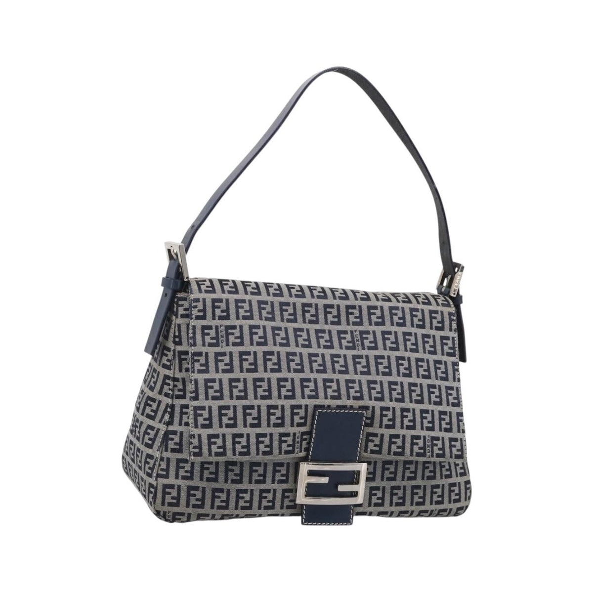 Fendi Fendi mamma baguette Monogram Canvas, Navy, Canvas, Handbag