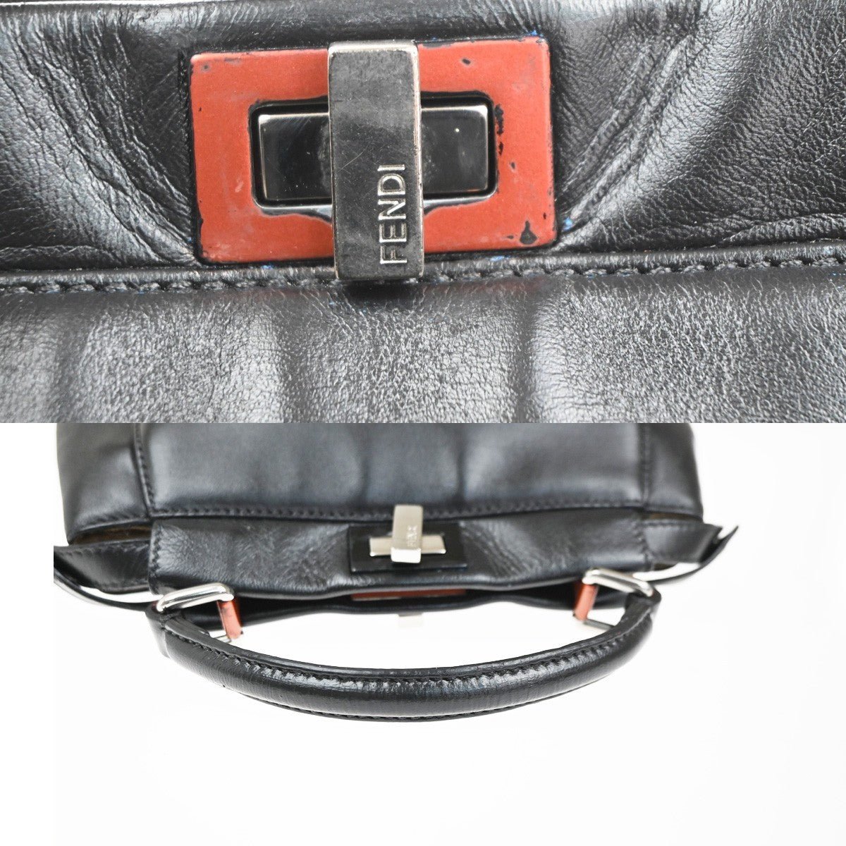Fendi FENDI Peekaboo logo cuir - Brandsamsara