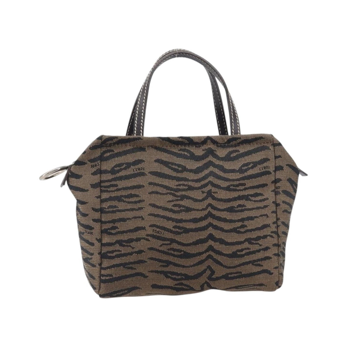 Fendi Handbag canvas, Brown, Canvas, Handbag