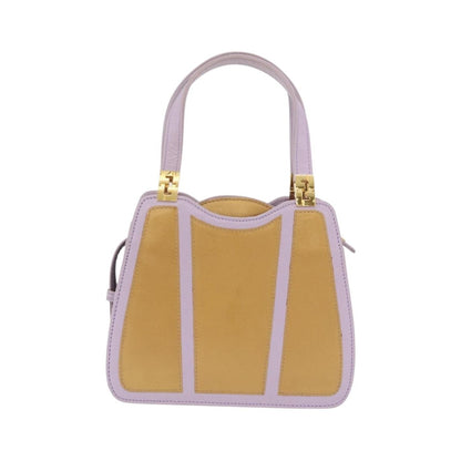 Fendi Handbag cuir, Purple, Leather, Handbag