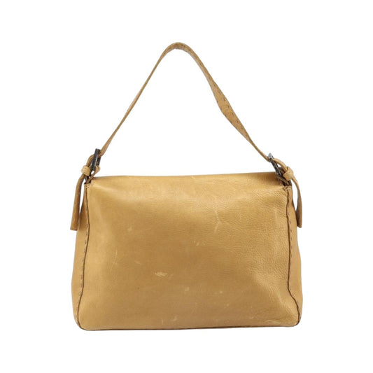 Fendi Selleria Leather, Brown, Leather, Shoulder Bag