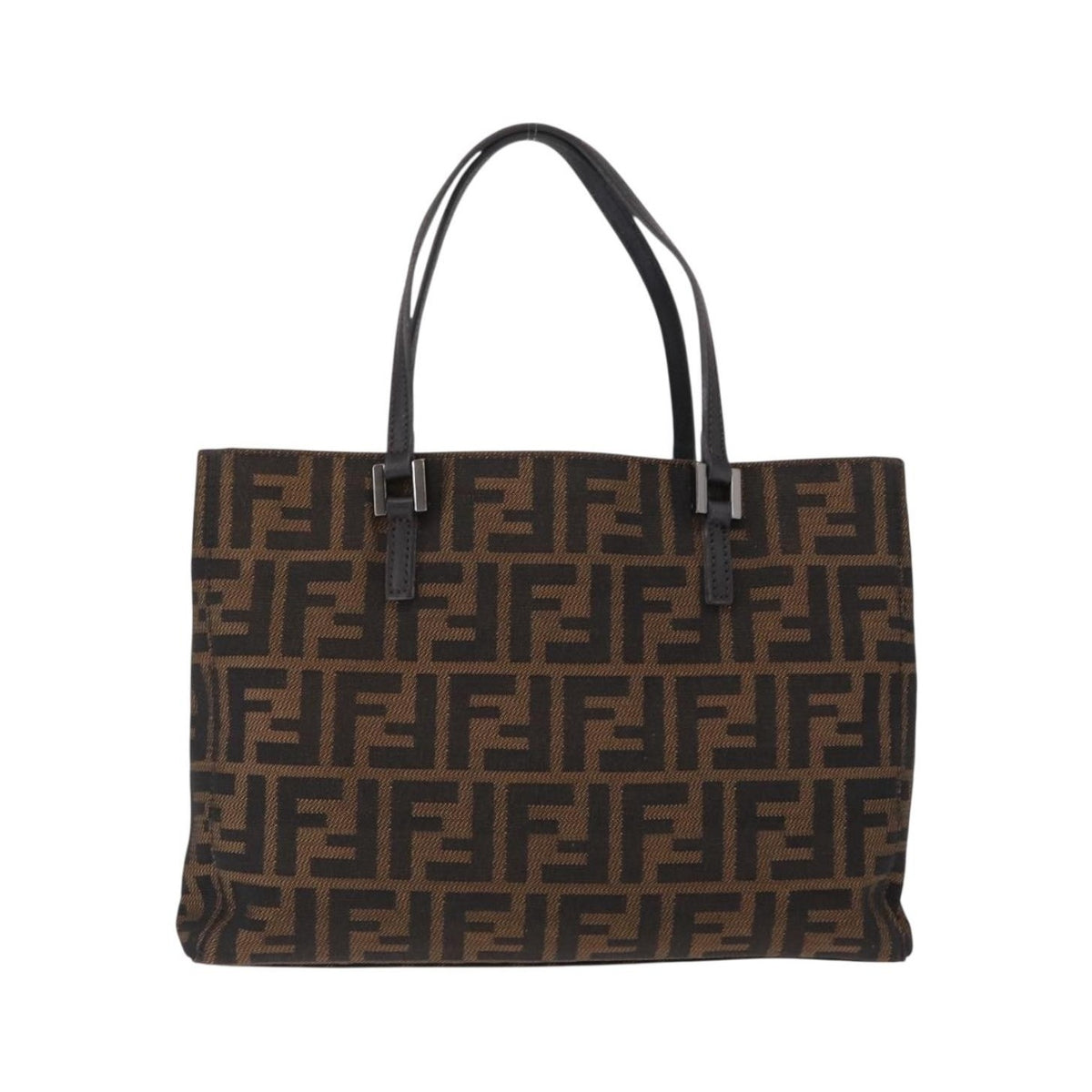 Fendi Vintage Open Tote Zucca Canvas, Brown, Canvas, Tote Bag