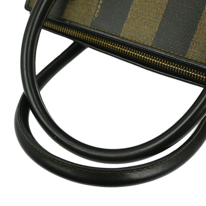 Fendi Vintage Pequin Convertible Zip Tote - Brandsamsara