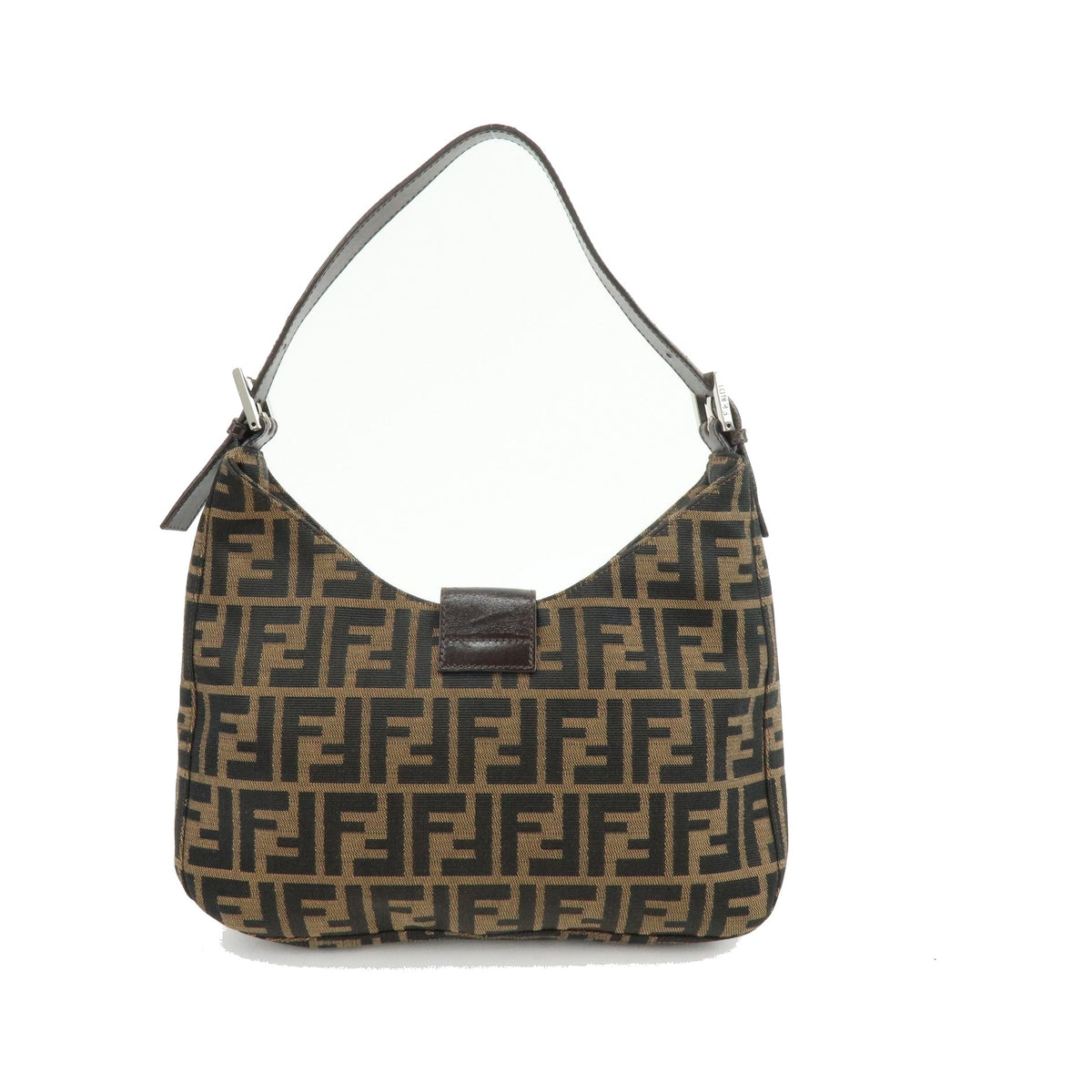 Fendi Vintage Zucca Canvas, Brown, Canvas, Tote Bag