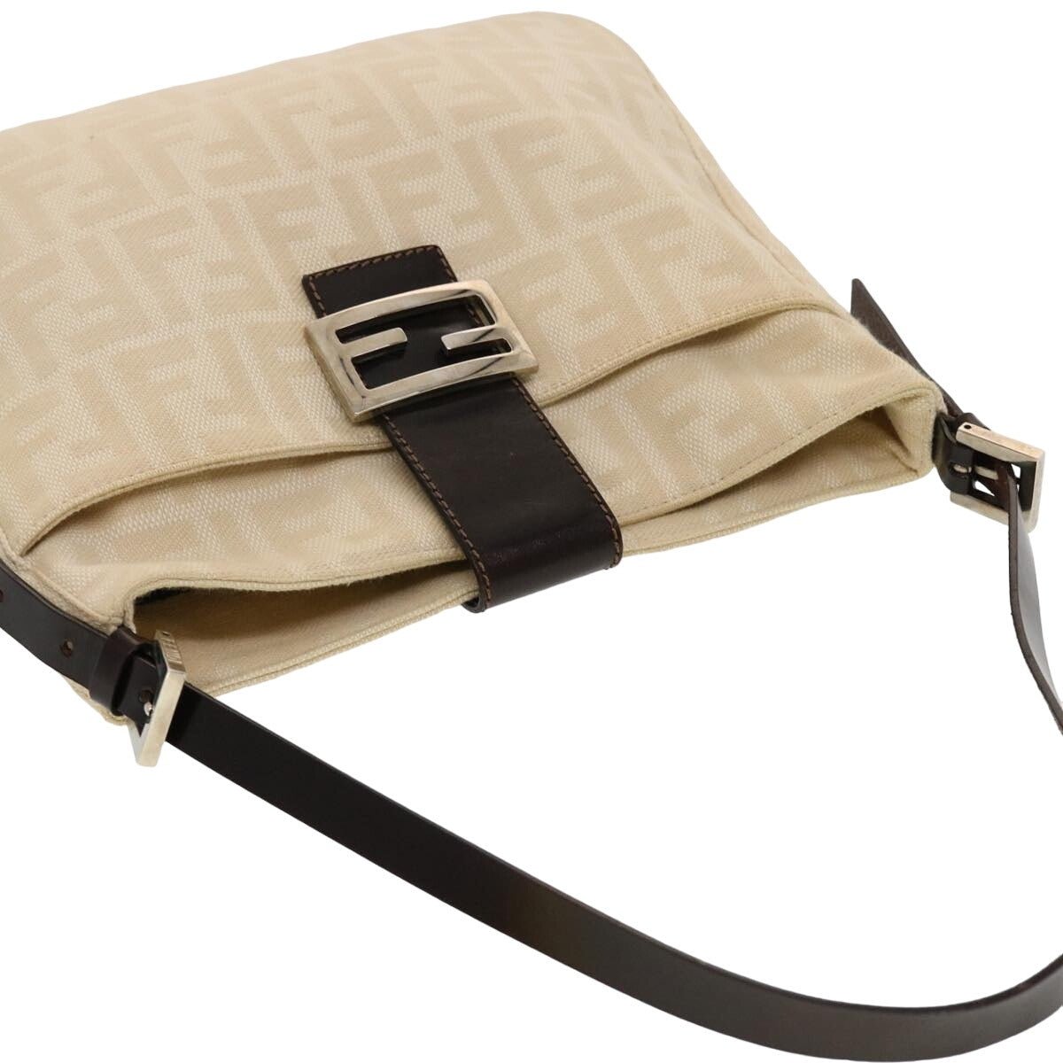 FENDI Zucca Canvas Mamma Baguette - Brandsamsara