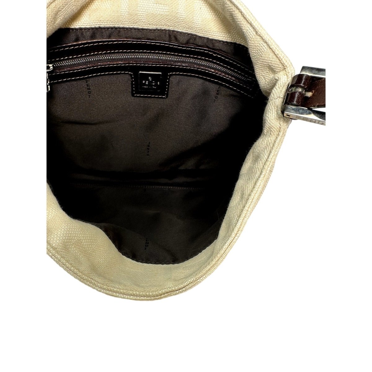 FENDI Zucca Canvas Mamma Baguette - Brandsamsara