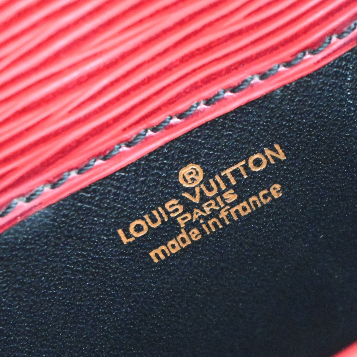 Louis Vuitton Cartouchiere Epi Leather, Red, Leather, Shoulder Bag