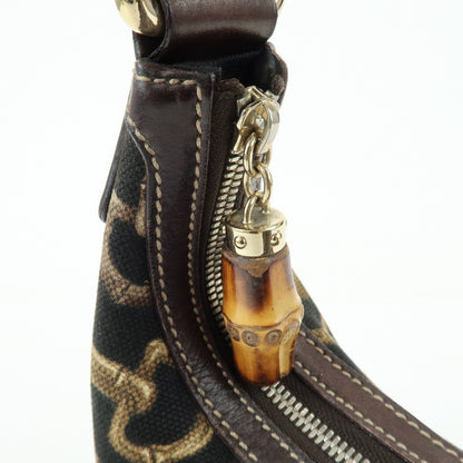 Gucci Horsebit GG Canvas and Leather, Brown, Canvas, Tote Bag