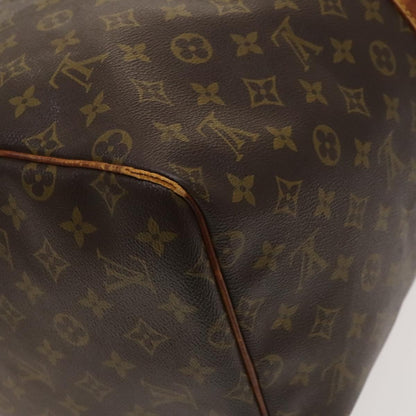 Louis Vuitton Keepall Bag Monogram Canvas, BROWN, CANVAS, Travel bag