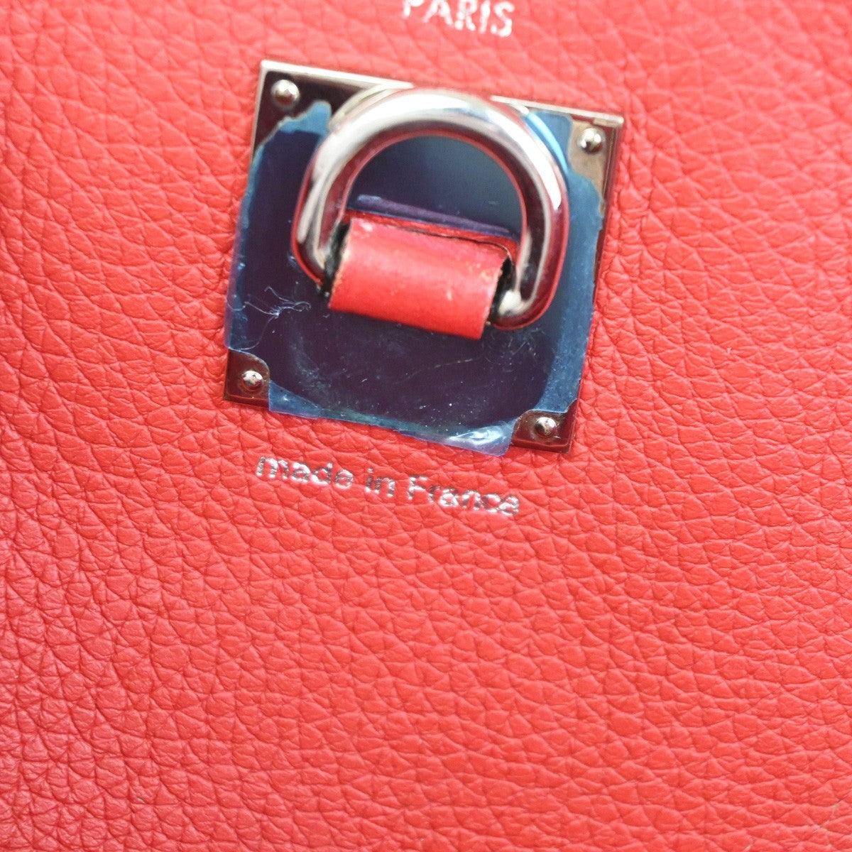 Louis Vuitton City Steamer Leather, Red, Leather, Handbag