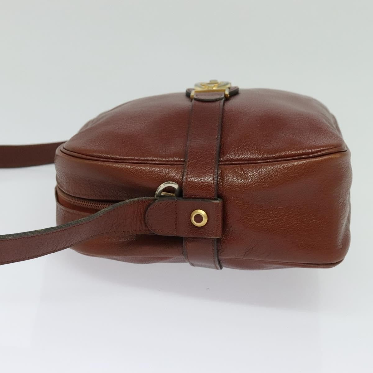 Christian Dior Vintage Leather, Brown, Leather, Shoulder Bag